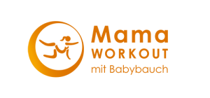 Logo MamaWOURKOUT mit Babybauch